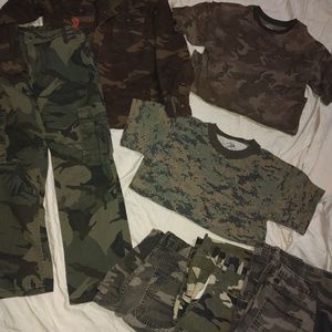 Boys camouflage set